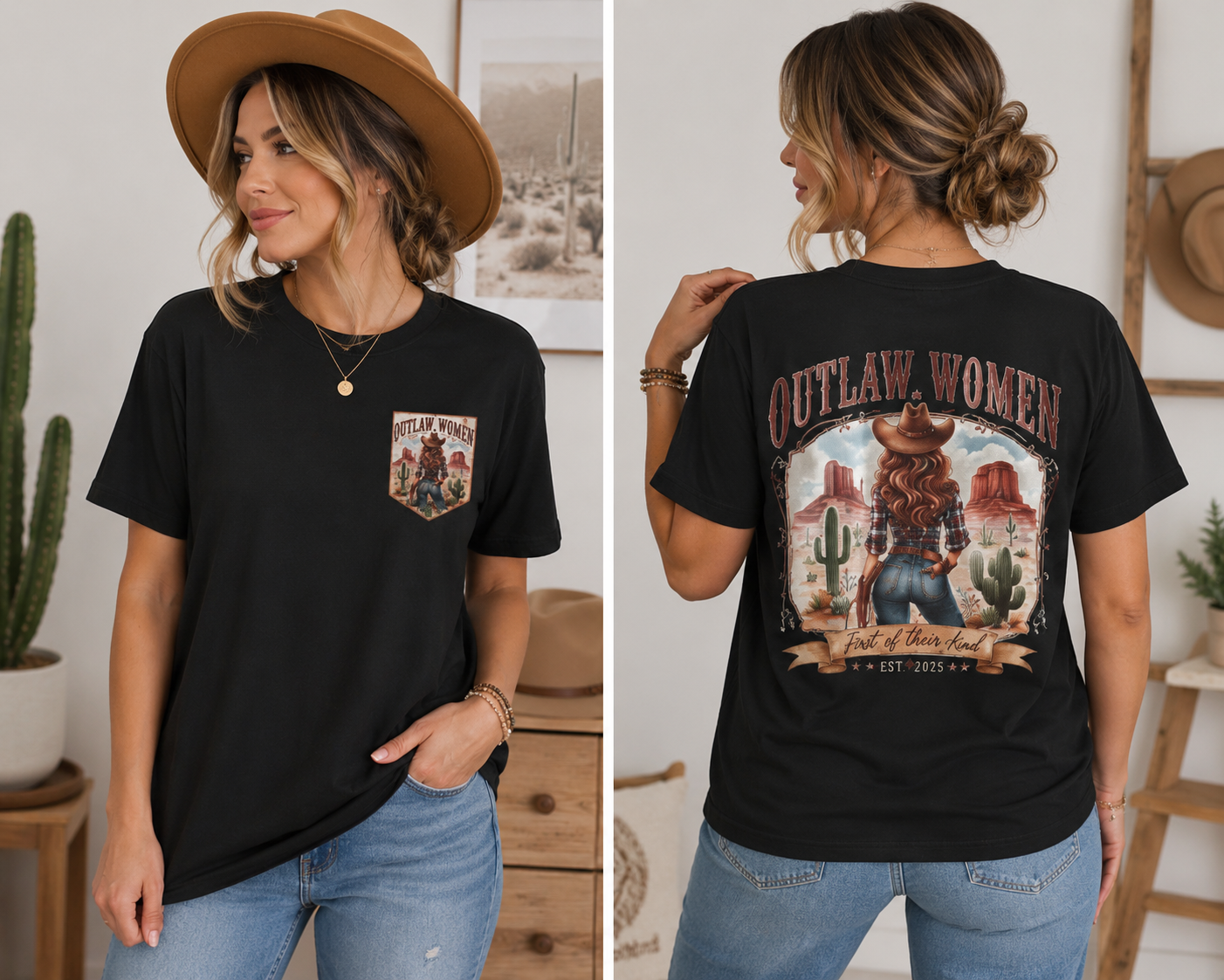 Outlaw Women graphic T-shirt