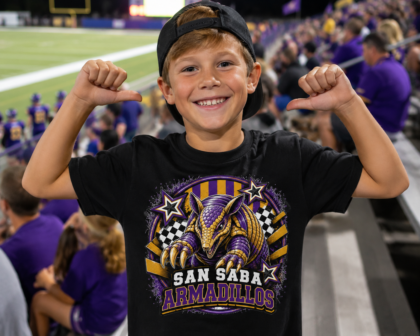 San Saba Armadillos Youth T‑Shirt