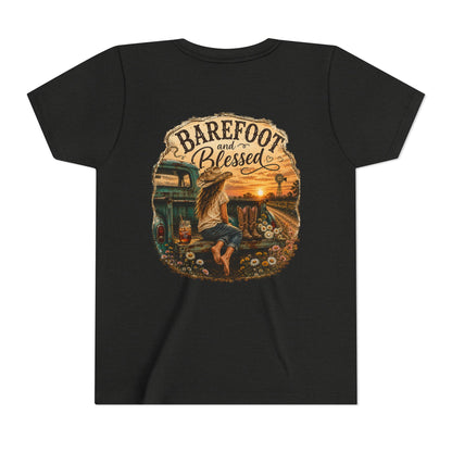 Barefoot and Blessed Youth Tee