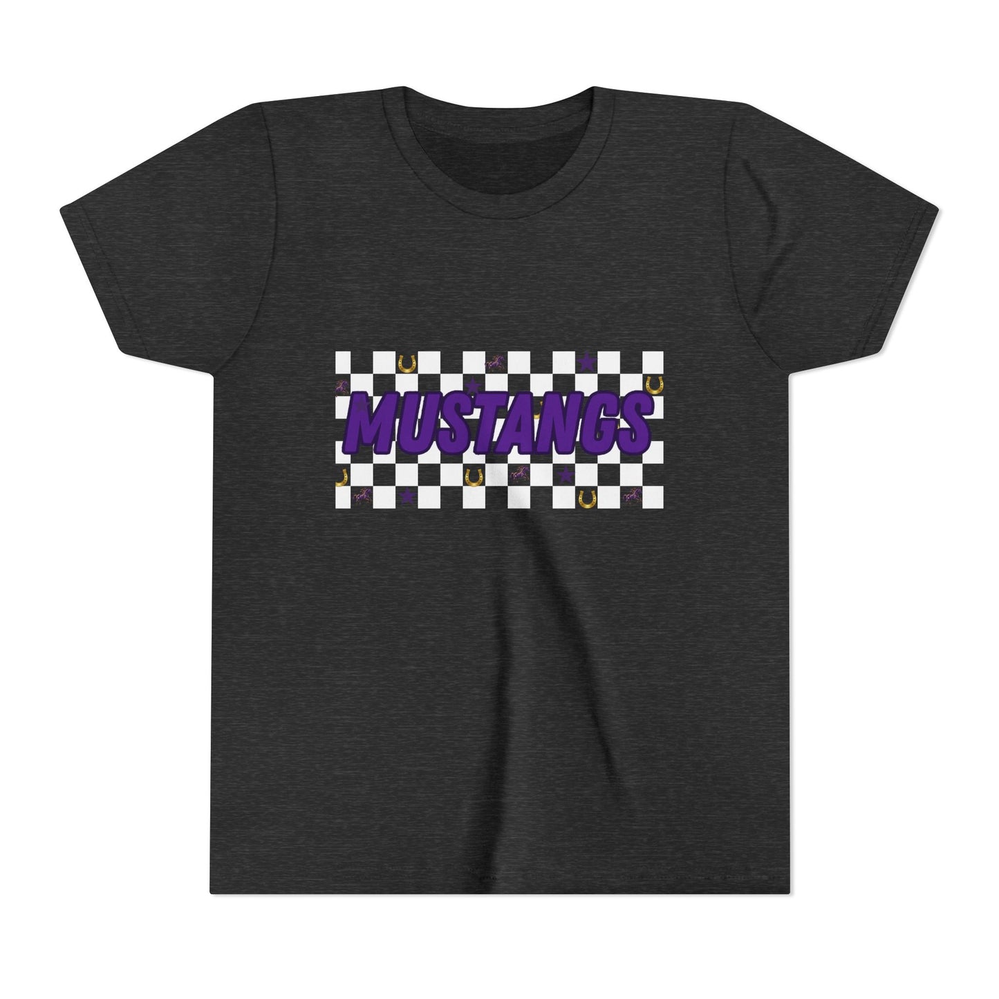 Youth Mustangs Tee, Fun Kids T-Shirt, Mustangs Sports Shirt, Perfect for Birthdays, Horse Lovers Gift, Summer Casual Wear