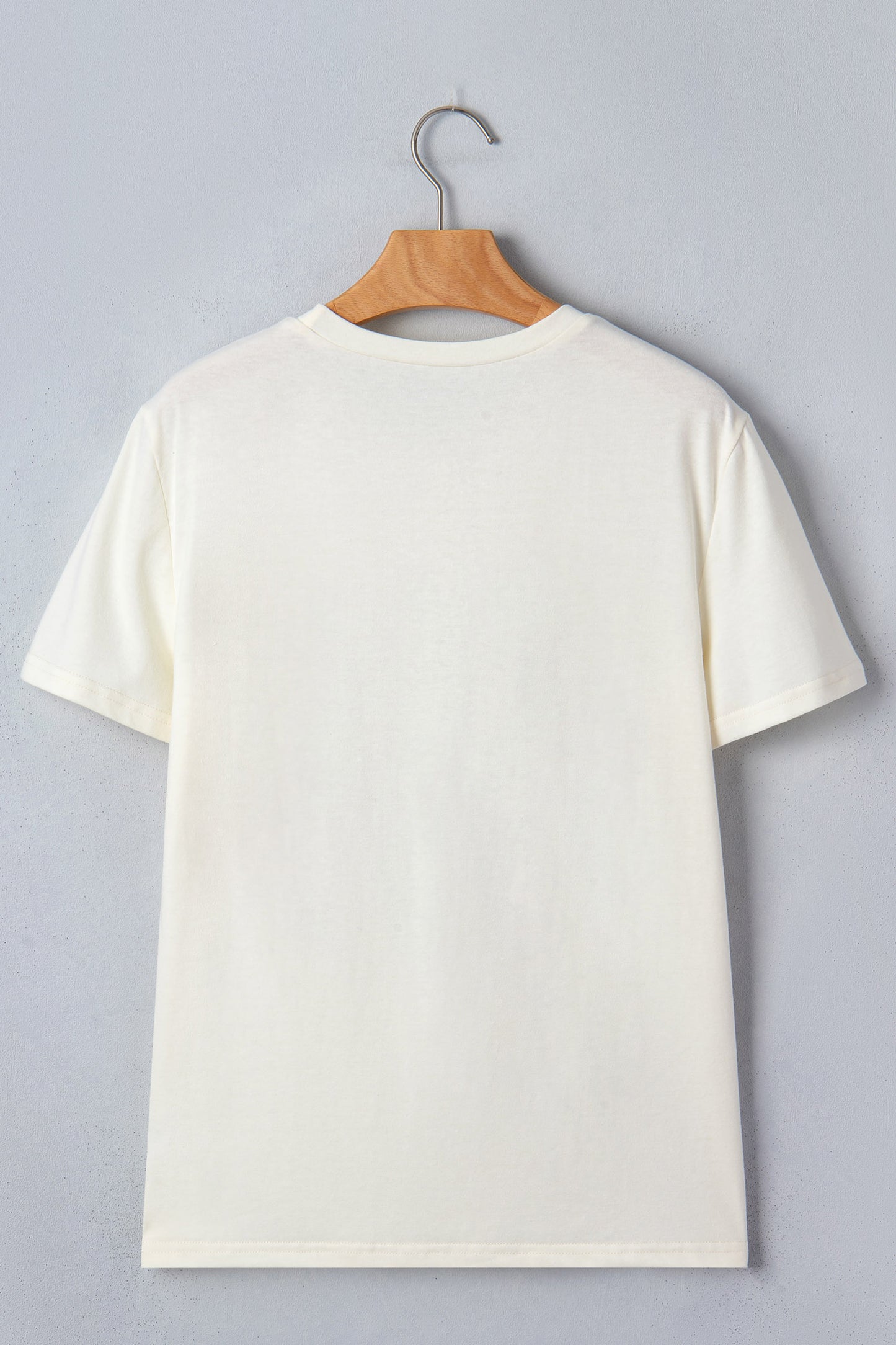 White Fish Print Short Sleeve Round Neck T Shirt