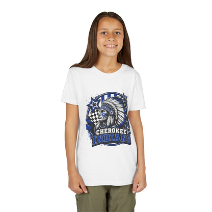 Cherokee Indians Mascot Graphic Shirt- Youth