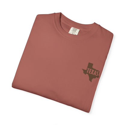 Texas Graphic T-Shirt — “She’s From Texas I Can Tell” Vintage Cowboy Tee