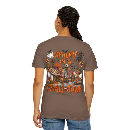 Spooky in a Small Town Halloween Comfort Colors Shirt | Southern Fall Graphic Tee