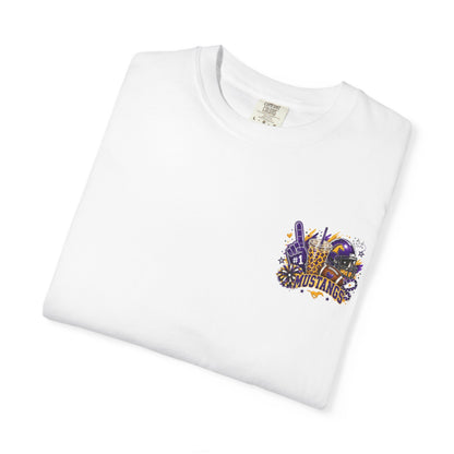 Marble Falls Mustangs Game Day Spirit Shirt | Purple & Gold Football Tee