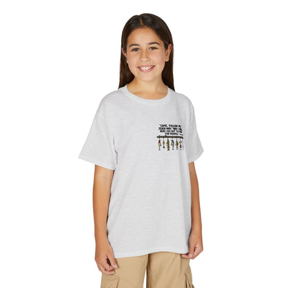 Youth Fish Graphic T-Shirt — Colorful Trio Back Print