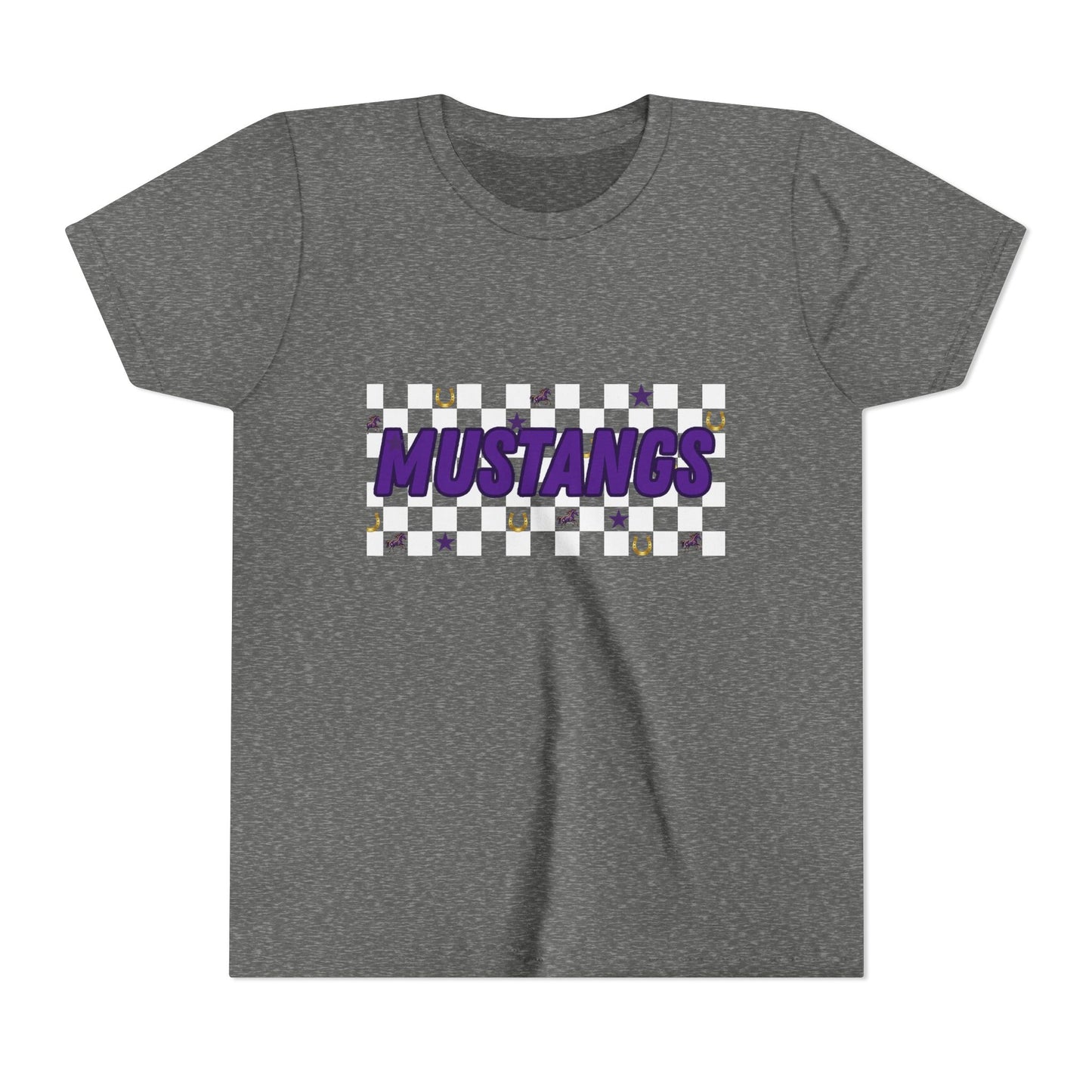 Youth Mustangs Tee, Fun Kids T-Shirt, Mustangs Sports Shirt, Perfect for Birthdays, Horse Lovers Gift, Summer Casual Wear