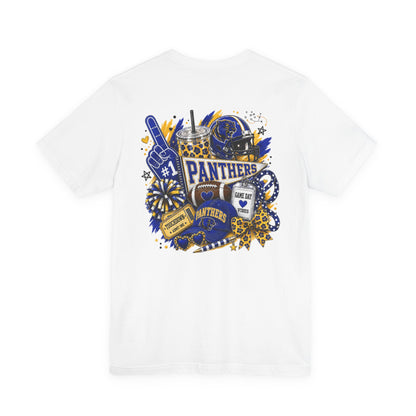 Panthers Game Day Shirt | Blue & Gold Football Spirit Tee