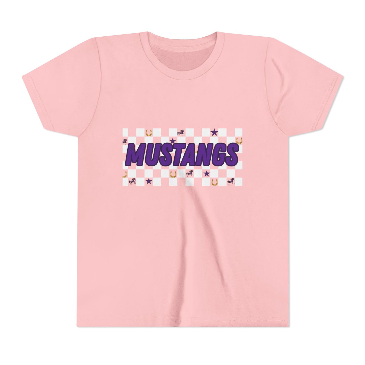 Youth Mustangs Tee, Fun Kids T-Shirt, Mustangs Sports Shirt, Perfect for Birthdays, Horse Lovers Gift, Summer Casual Wear