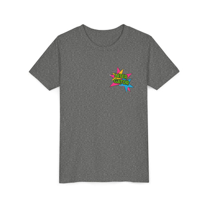 Youth Tee — "Later Gator" Colorful Cartoon Alligator Graphic Shirt