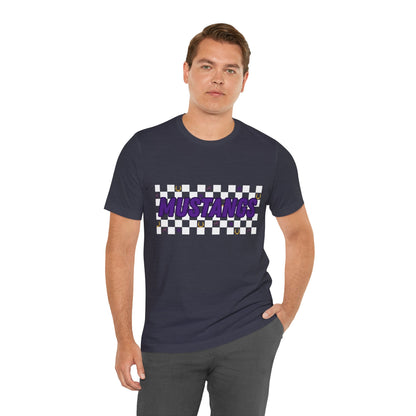 Mustangs Graphic Tee, Vintage Style Shirt, Unisex Jersey Tee, School Spirit Apparel, Casual Wear for Events