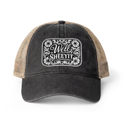 Women's Washed Mesh-Back Cap
