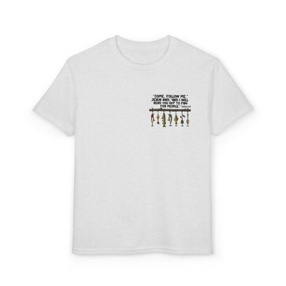 Youth Fish Graphic T-Shirt — Colorful Trio Back Print