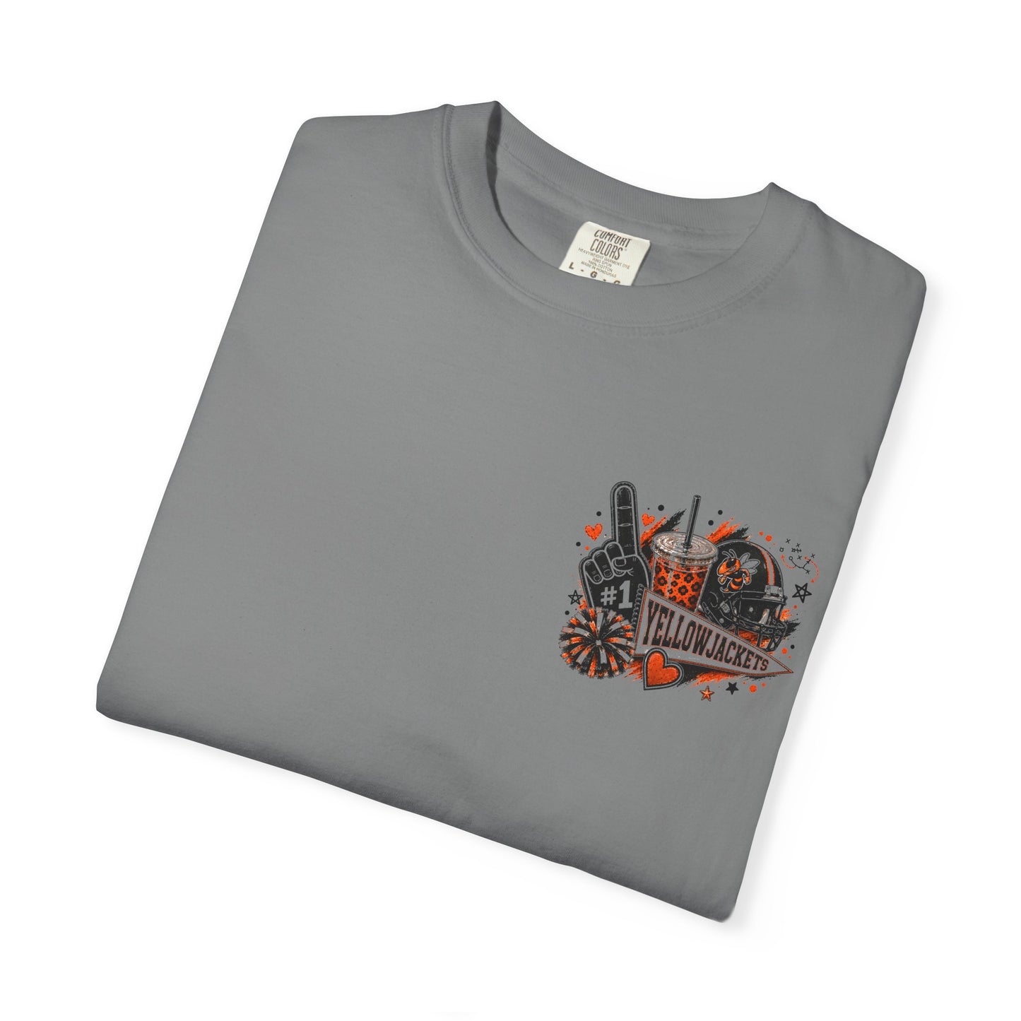 Llano Yellowjackets Game Day Spirit Shirt | Orange & Black Football Tee