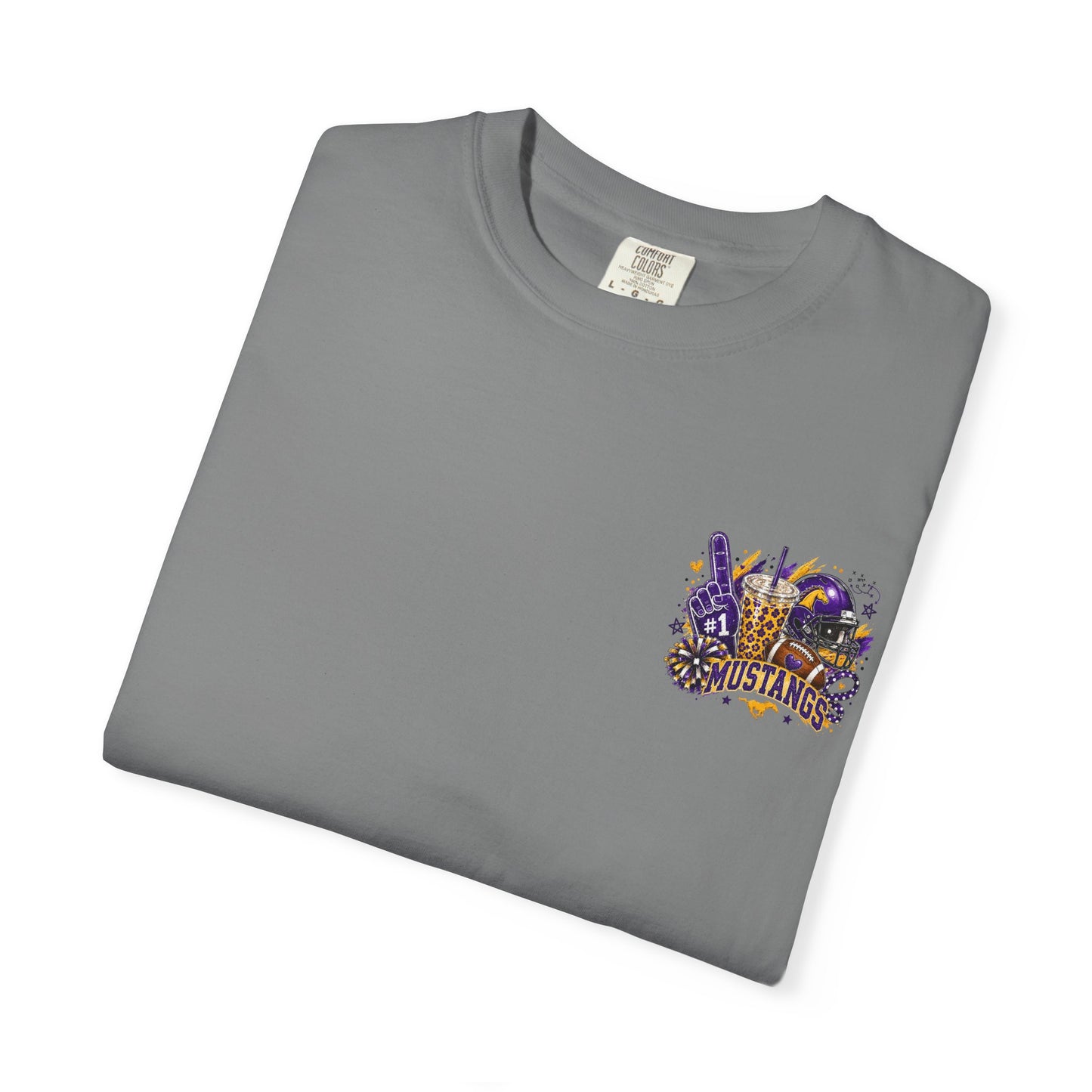 Marble Falls Mustangs Game Day Spirit Shirt | Purple & Gold Football Tee