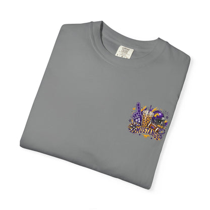 Marble Falls Mustangs Game Day Spirit Shirt | Purple & Gold Football Tee