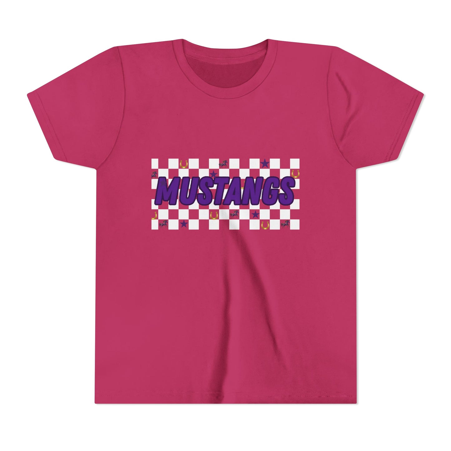 Youth Mustangs Tee, Fun Kids T-Shirt, Mustangs Sports Shirt, Perfect for Birthdays, Horse Lovers Gift, Summer Casual Wear