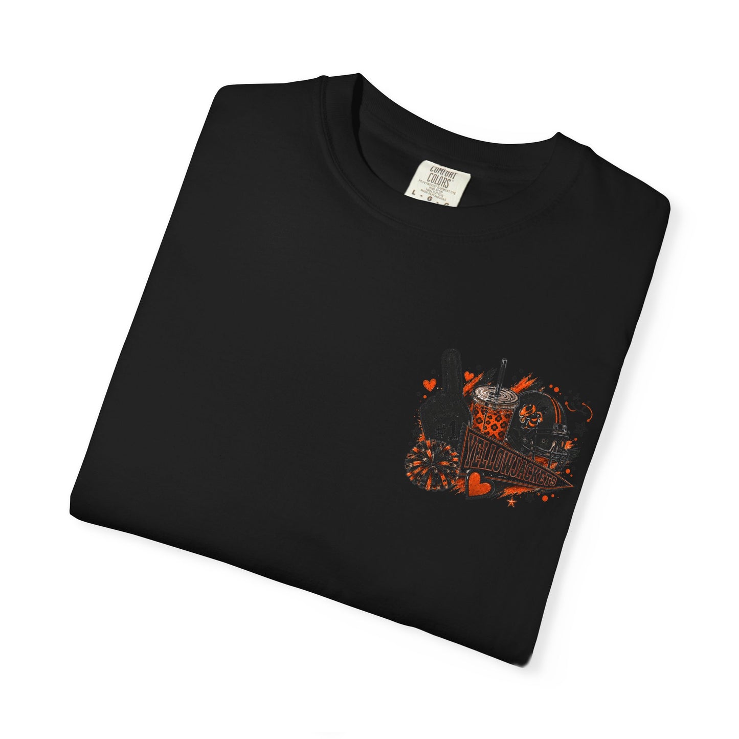 Llano Yellowjackets Game Day Spirit Shirt | Orange & Black Football Tee