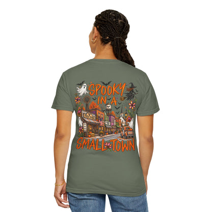 Spooky in a Small Town Halloween Comfort Colors Shirt | Southern Fall Graphic Tee