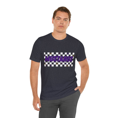 Mustangs Graphic Tee, Vintage Style Shirt, Unisex Jersey Tee, School Spirit Apparel, Casual Wear for Events