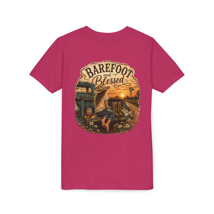 Barefoot and Blessed Youth Tee