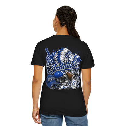Cherokee Indians Game Day Spirit Shirt | Blue & White Football Tee