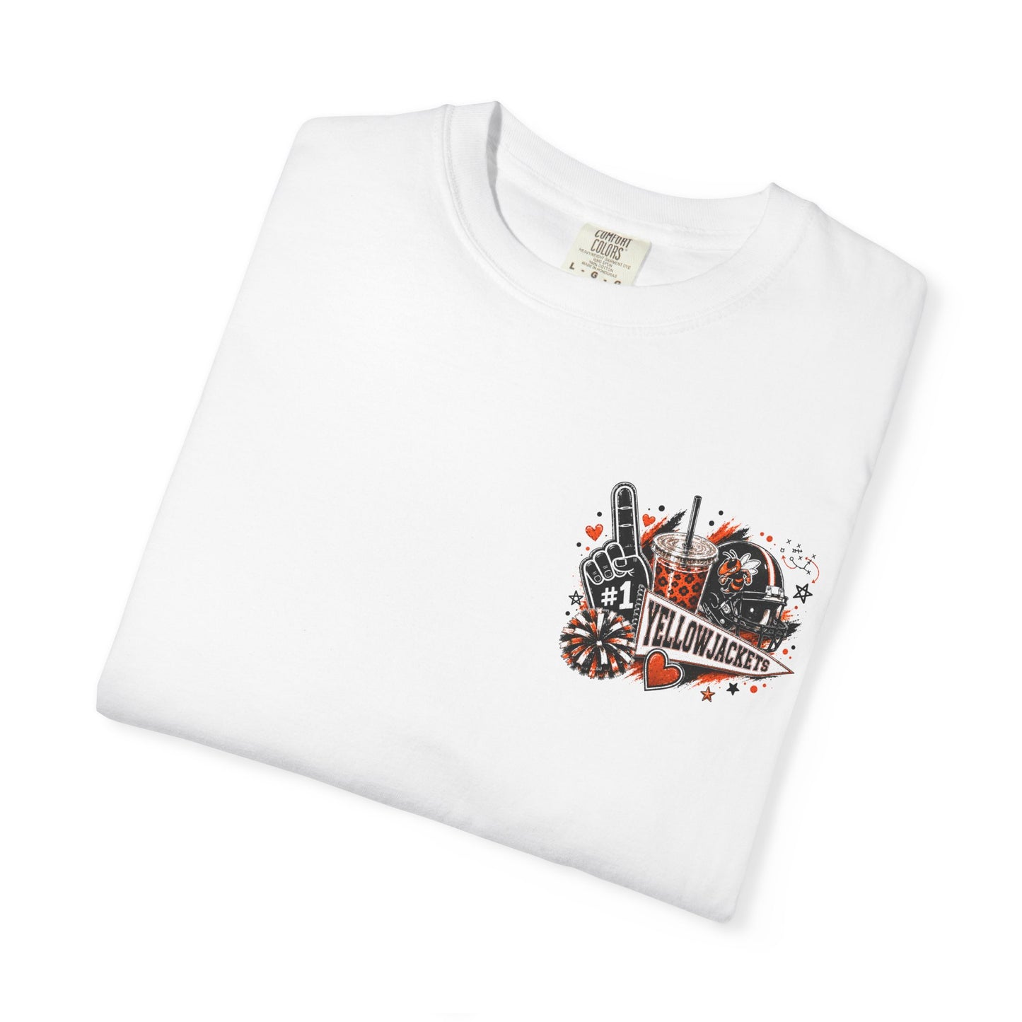 Llano Yellowjackets Game Day Spirit Shirt | Orange & Black Football Tee
