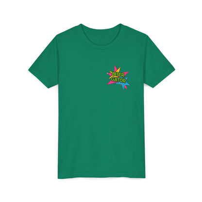 Youth Tee — "Later Gator" Colorful Cartoon Alligator Graphic Shirt