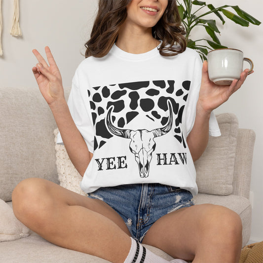 Cow Skull Graphic T-Shirt