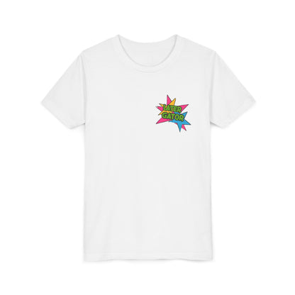 Youth Tee — "Later Gator" Colorful Cartoon Alligator Graphic Shirt