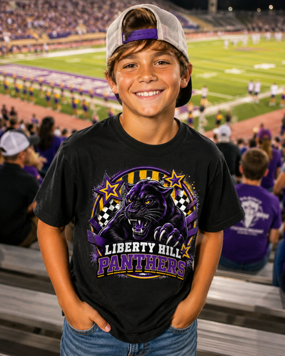 Liberty Hill Panthers Youth Tee – Kids School Spirit T-Shirt