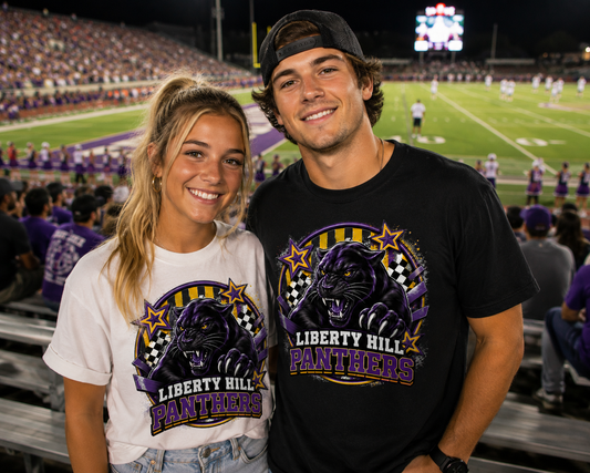 Liberty Hill Panthers T-Shirt — Vintage Panther School Spirit Tee