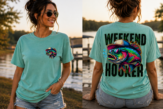 Weekend Hooker Fishing T-Shirt