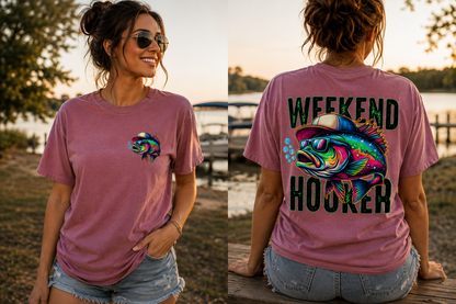 Weekend Hooker Fishing T-Shirt