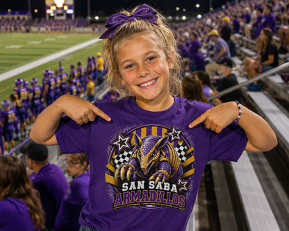 San Saba Armadillos Youth T‑Shirt