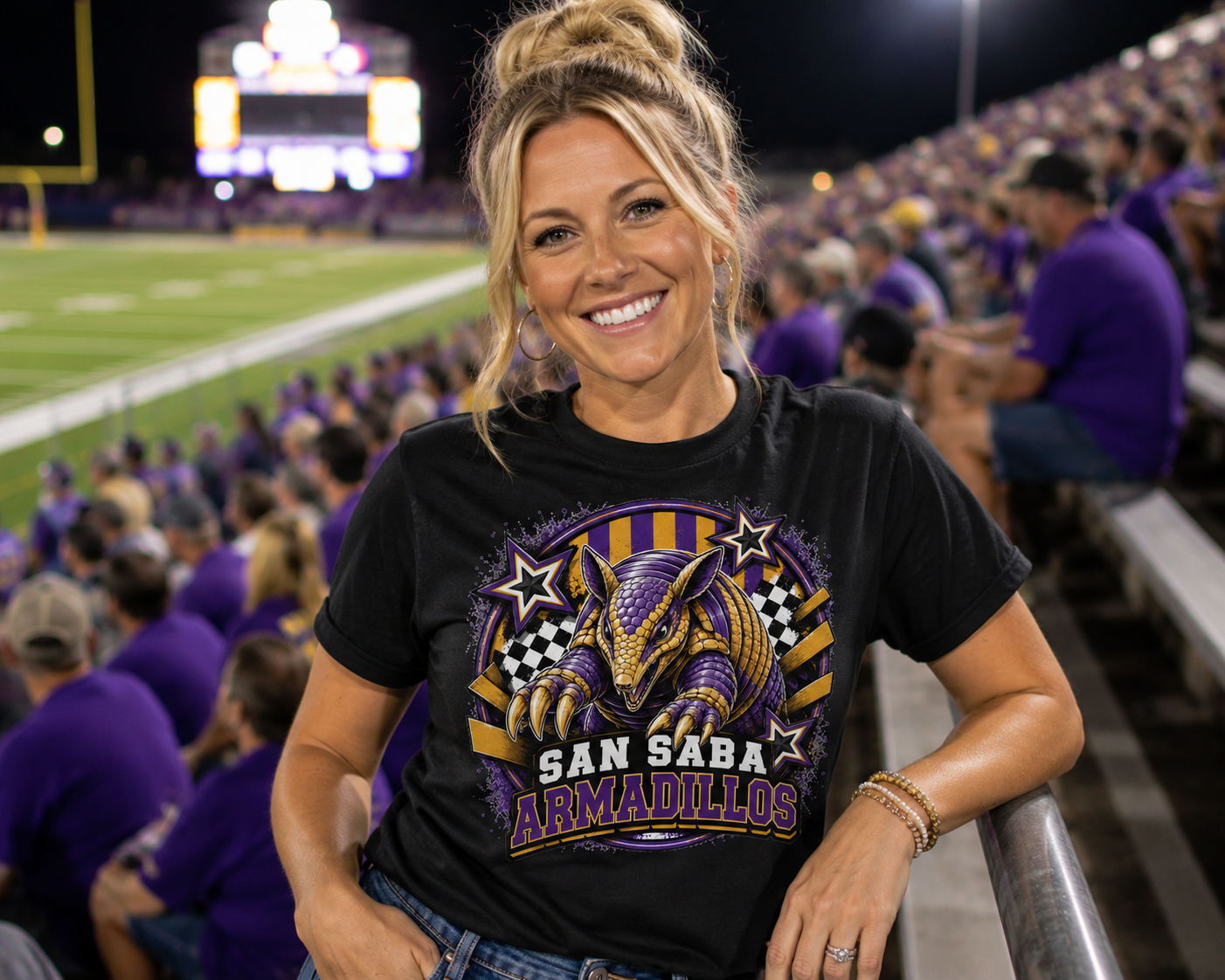San Saba Armadillos Graphic T-Shirt