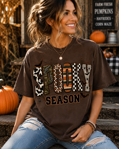 Spooky Season Halloween Graphic Tee | Comfort Colors