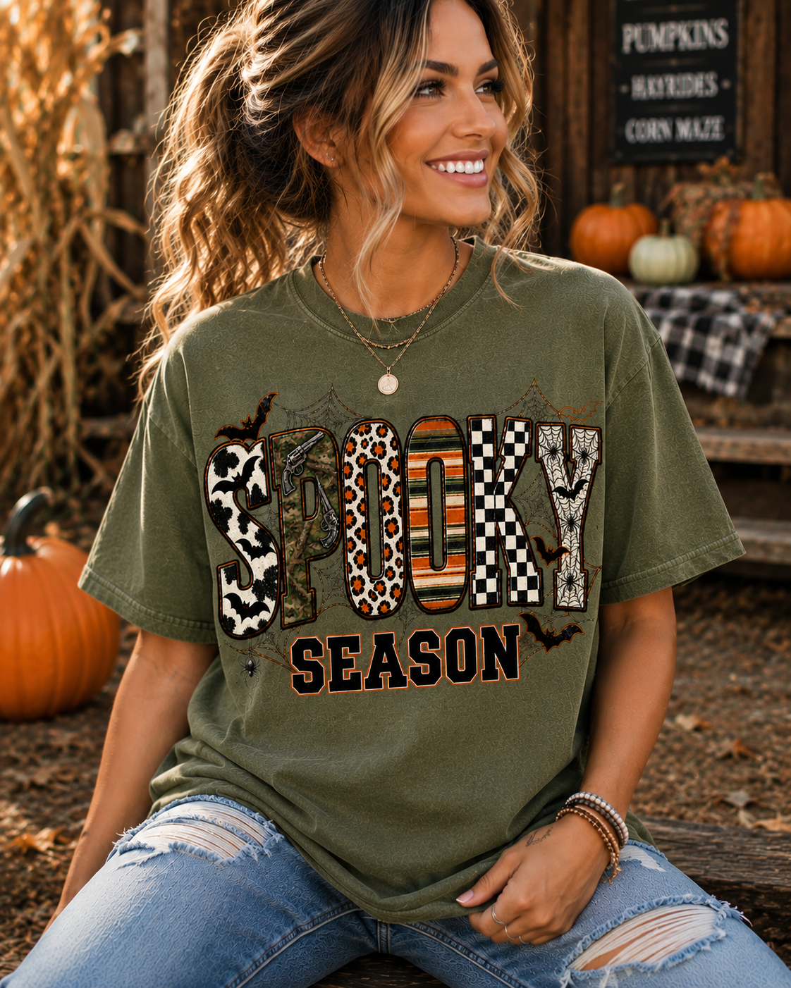 Spooky Season Halloween Graphic Tee | Comfort Colors