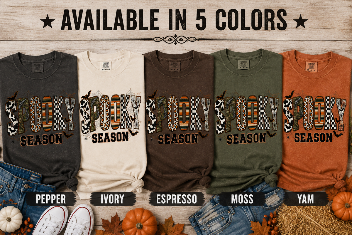 Spooky Season Halloween Graphic Tee | Comfort Colors