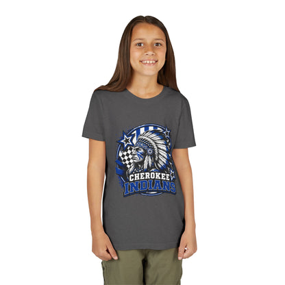 Cherokee Indians Mascot Graphic Shirt- Youth