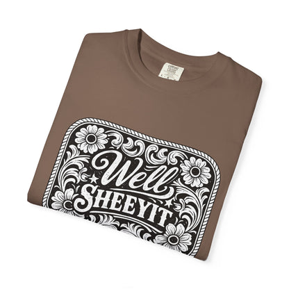 Well Sheeyit T-Shirt — Vintage Floral Western Graphic Tee