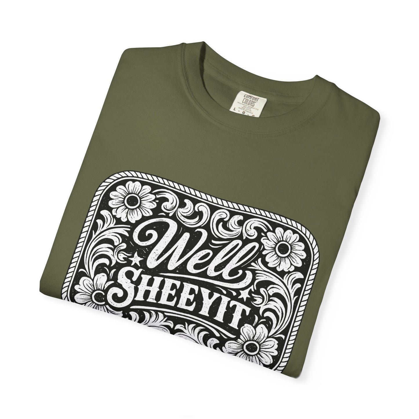 Well Sheeyit T-Shirt — Vintage Floral Western Graphic Tee