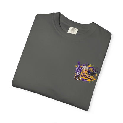 San Saba Armadillos Game Day Spirit Shirt | Purple & Gold Football Tee