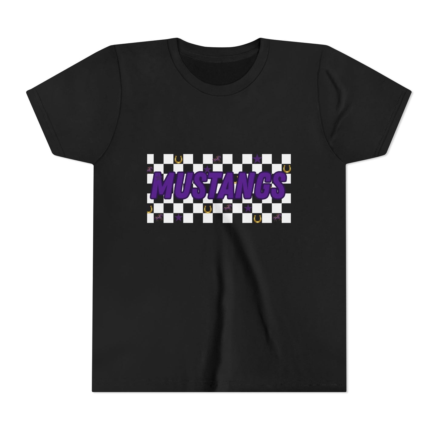 Youth Mustangs Tee, Fun Kids T-Shirt, Mustangs Sports Shirt, Perfect for Birthdays, Horse Lovers Gift, Summer Casual Wear
