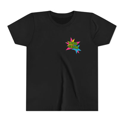 Youth Tee — "Later Gator" Colorful Cartoon Alligator Graphic Shirt