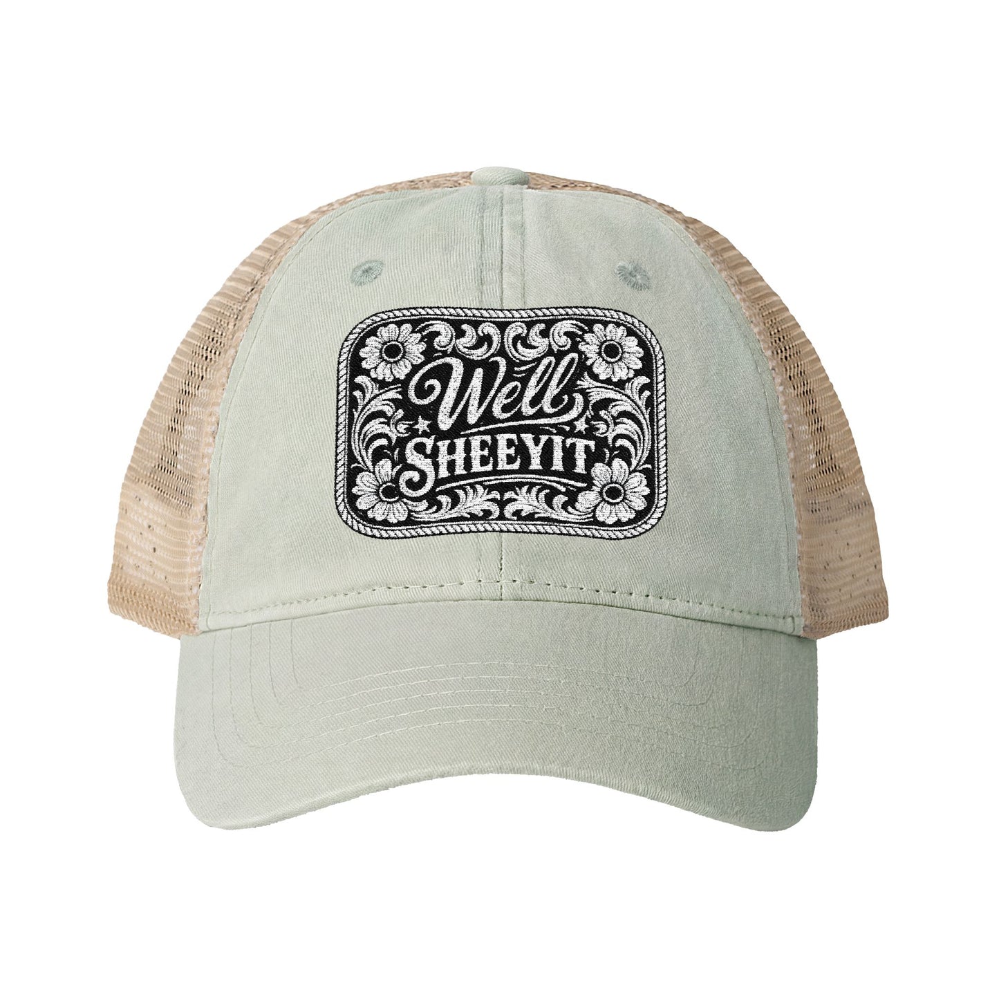 Women's Washed Mesh-Back Cap