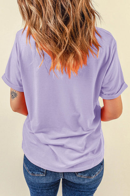 Orchid Petal Catch me by the water Fishes Printed T Shirt