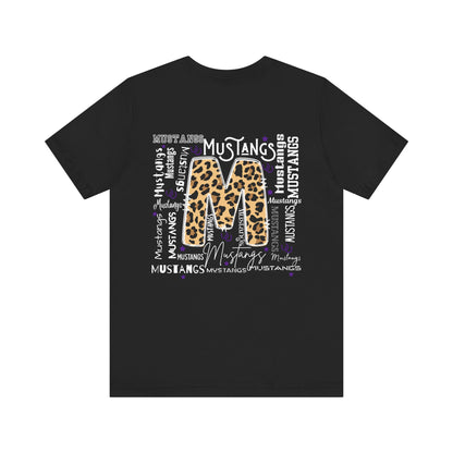 Mustangs School Spirit Tee, School Shirt, Mustang Pride, Spirit Wear, Fans Gear, Pep Rally Apparel