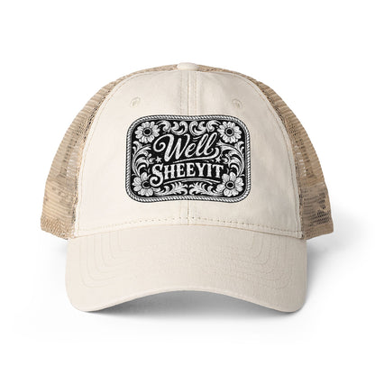 Women's Washed Mesh-Back Cap