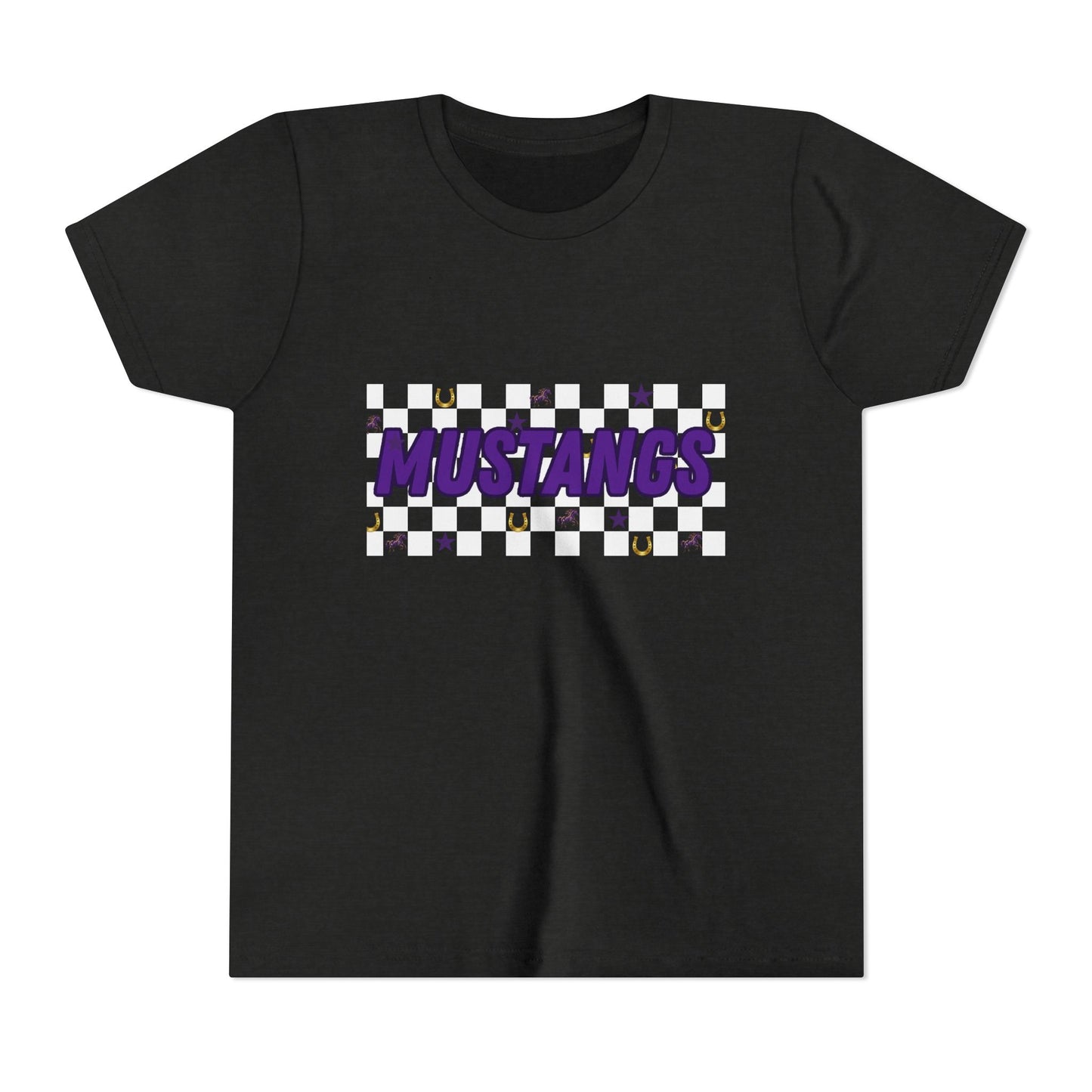 Youth Mustangs Tee, Fun Kids T-Shirt, Mustangs Sports Shirt, Perfect for Birthdays, Horse Lovers Gift, Summer Casual Wear